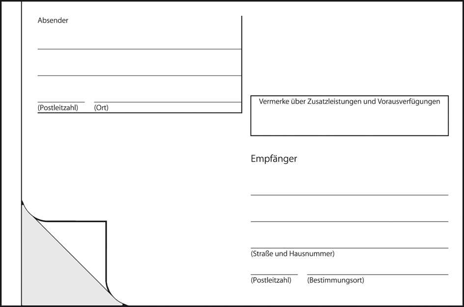 sigel Vordruck ´Postkarten´, A6 quer, 100 Blatt, lose