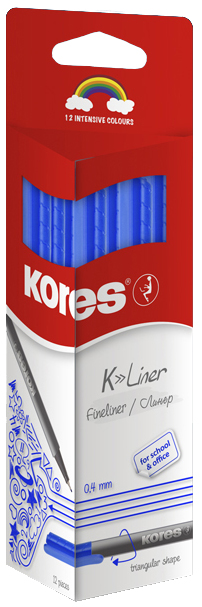 Kores Fineliner ´K-Liner´, Strichstärke: 0,4 mm, schwarz