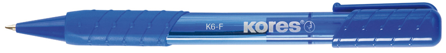 Kores Druckkugelschreiber K-PEN K6, blau, M