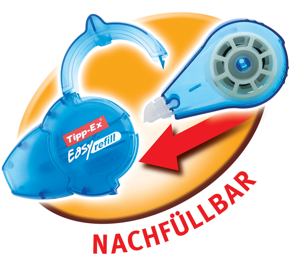 Tipp-Ex Korrekturroller ´Easy Refill Ecolutios´, 5 mm x 14 m