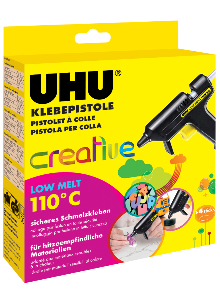 UHU Niedrigtemperatur-Klebepistole Low Melt Creative XL