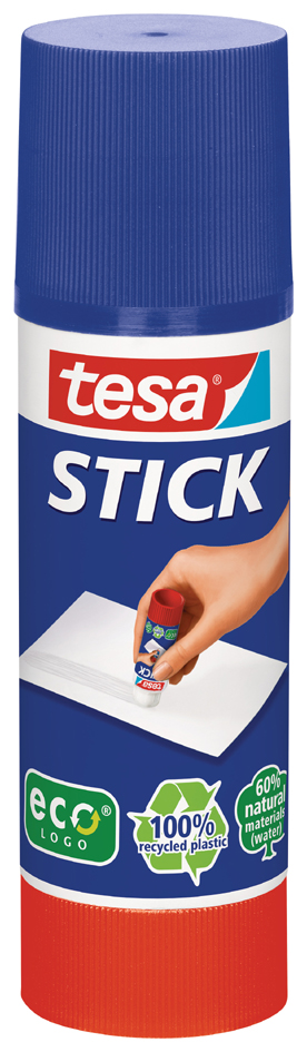 tesa ecoLogo Stick Klebestift, 40 g, Thekendisplay