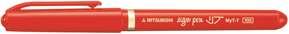 uni-ball Faserschreiber SIGN PEN (MYT7 R), rot