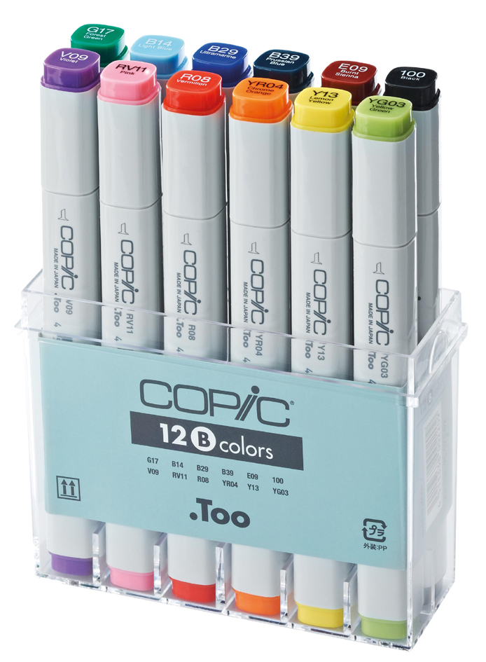 COPIC Profi Marker, 12er Basis Set