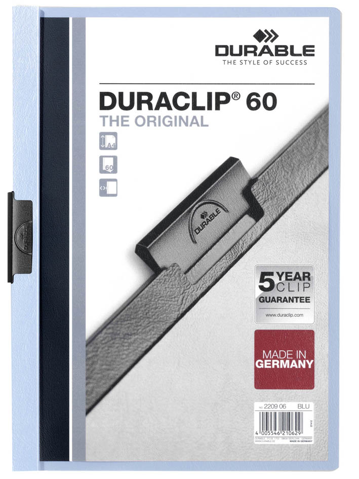 DURABLE Klemmhefter DURACLIP ORIGINAL 60, DIN A4, schwarz