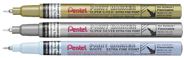 Pentel Lackmarker PAINT MARKER MFP10, weiß