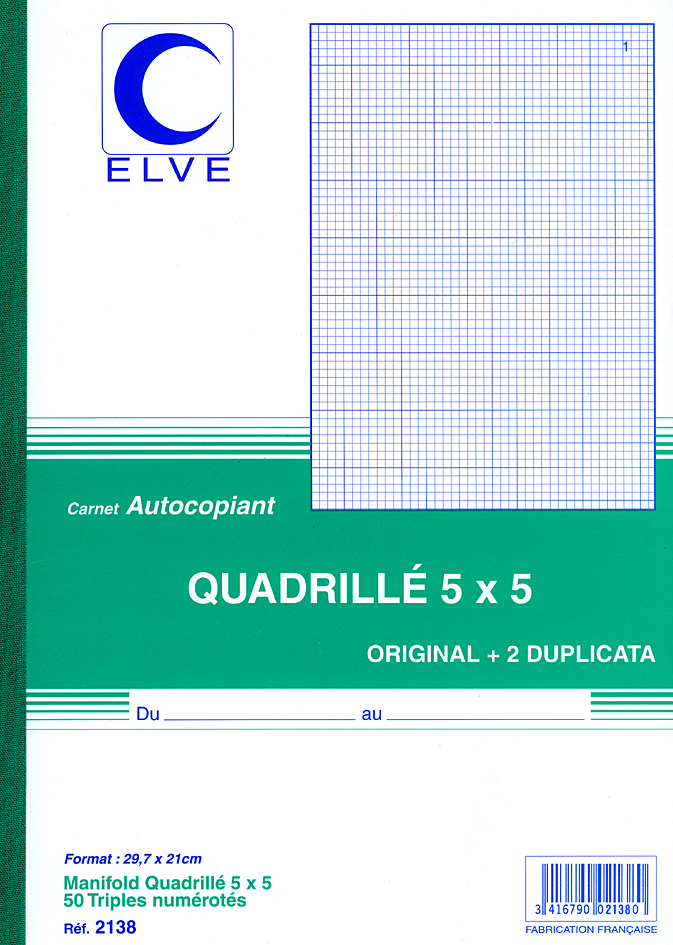 ELVE Notizbuch, 140 x 105 mm, kariert (5/5)