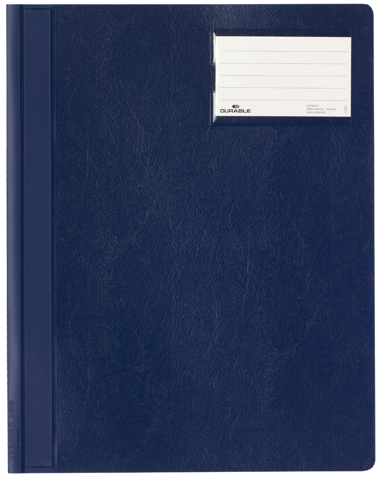 DURABLE Schnellhefter, DIN A4, aus PVC, blau