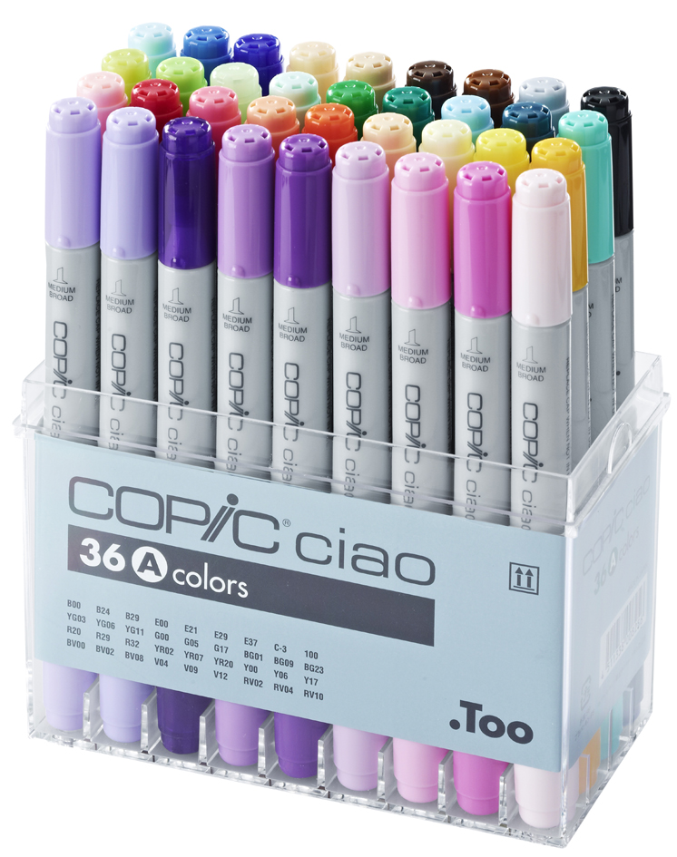 COPIC Marker ciao, 36er Set A