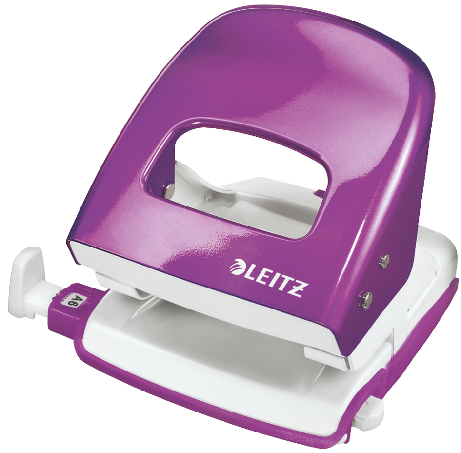 LEITZ Locher Nexxt 5008, pink-metallic, im Karton