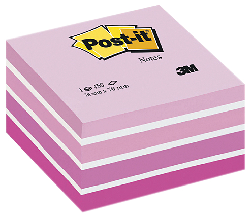 Post-it Haftnotiz-Würfel, 76 x 76 mm, 450 Blatt, Ultrafarbe