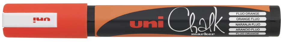 uni-ball Kreidemarker Chalk PWE-5M, neon-orange, Rundspitze