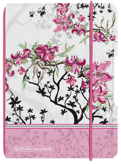 herlitz Notizheft my.book flex Ladylike ´Flowers´, A6