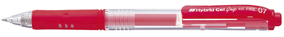 Pentel Gel-Tintenroller Hybrid Gel Grip K157, rot