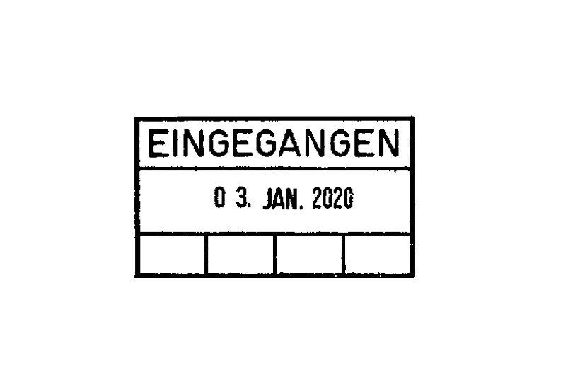 trodat Datumstempel 2910/L ´EINGEGANGEN´ + 4 Felder