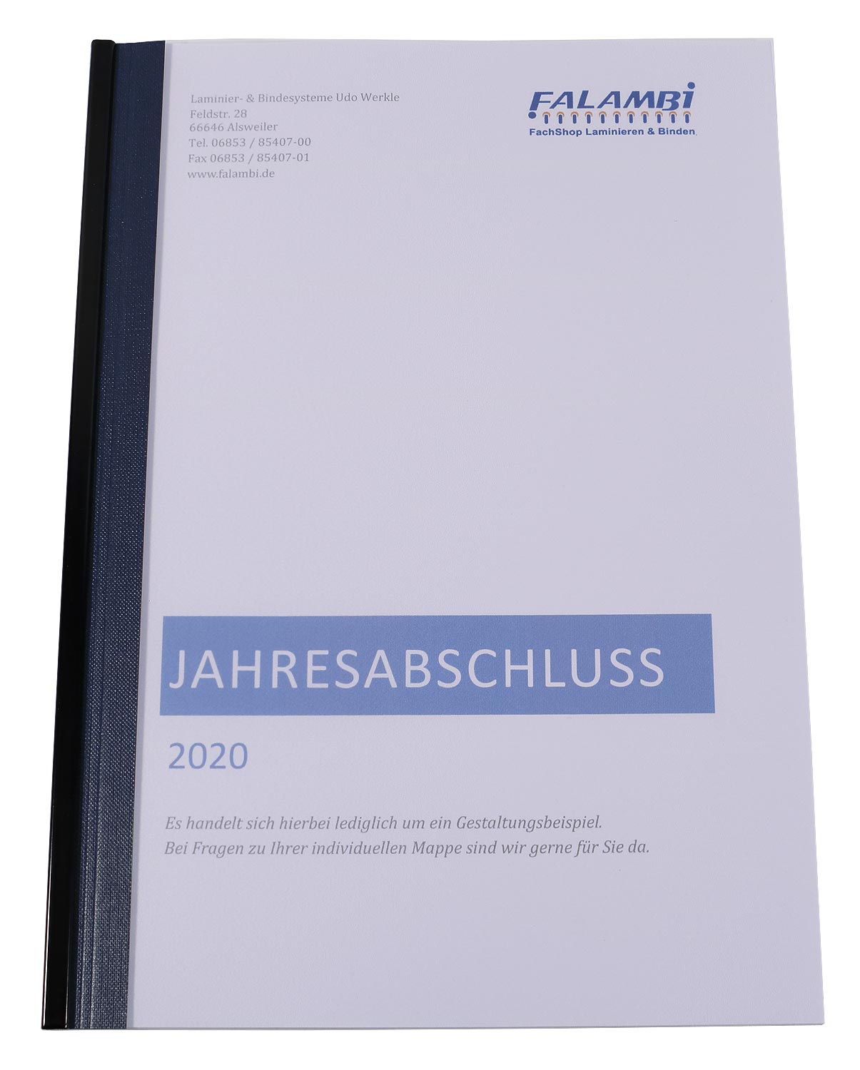 Jahresabschluss Mappe für Steuerberater