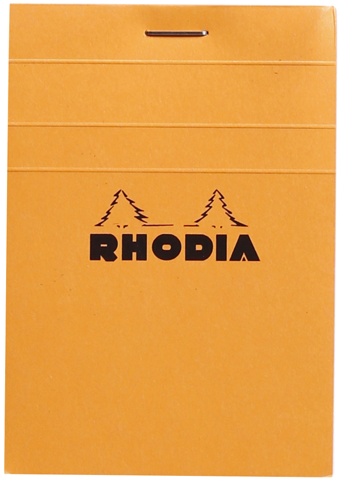 RHODIA Notizblock No. 11, DIN A7, kariert, schwarz