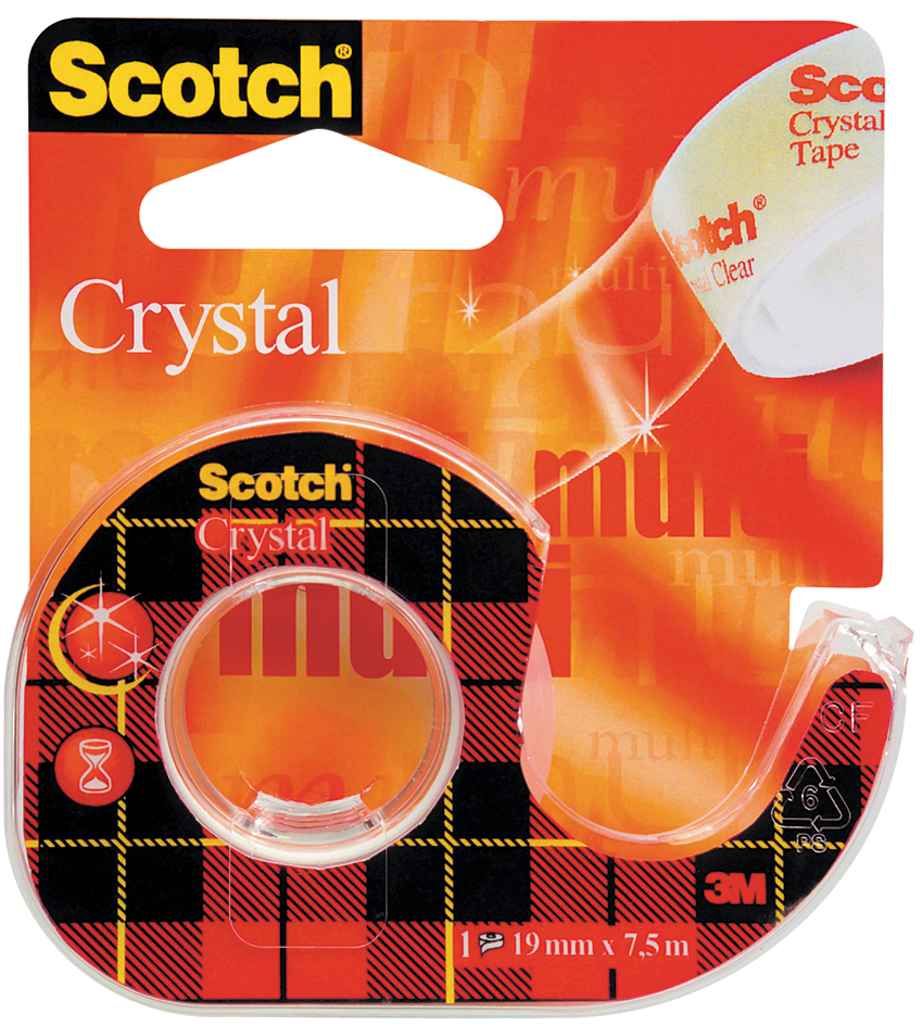 Scotch Klebefilm Crystal Clear 600, Caddy Pack