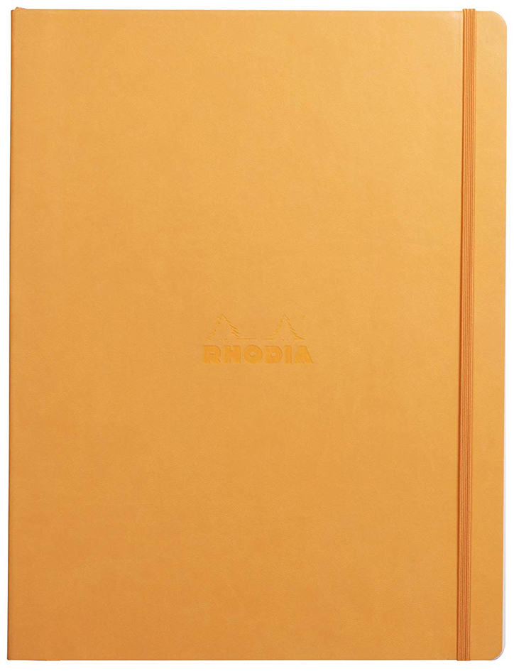 RHODIA Notizbuch RHODIARAMA, DIN A4+, liniert, orange