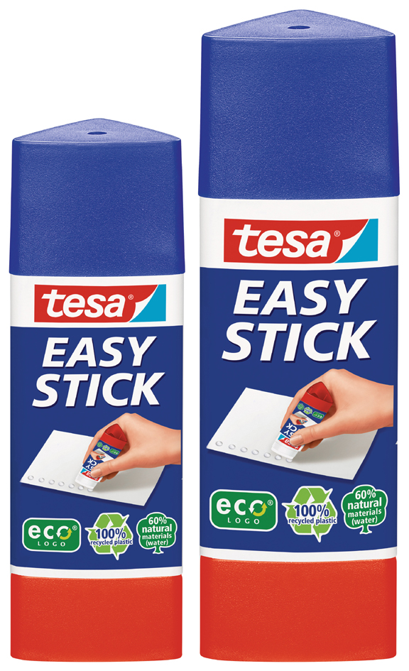 tesa ecoLogo Easy Stick Klebestift, Promo-Pack 3 x 25 g