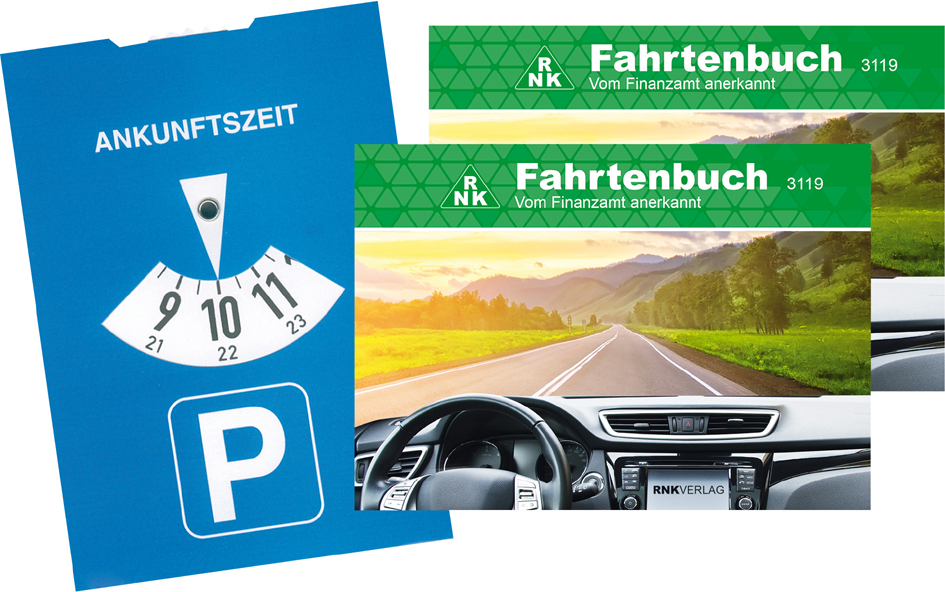 RNK Verlag Fahrtenbuch PKW, DIN A6 quer, 32 Blatt