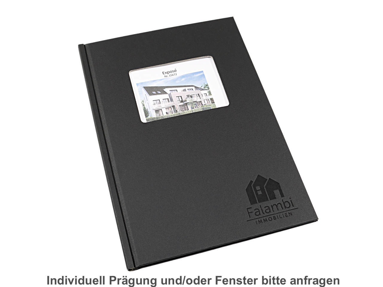 HardCover-Einbanddeckel A4+ (304 mm) Modern matt - schwarz