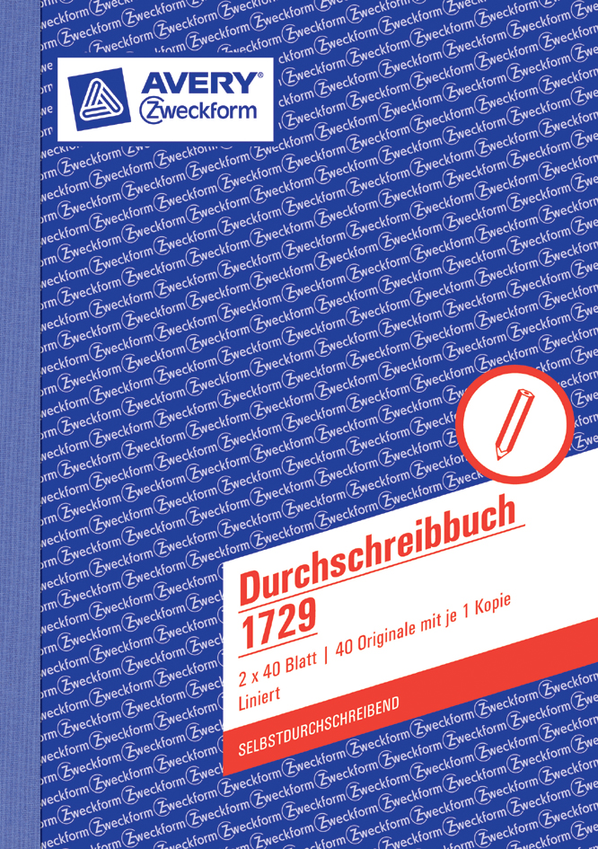 AVERY Zweckform Formularbuch ´Durchschreibebuch´, A5