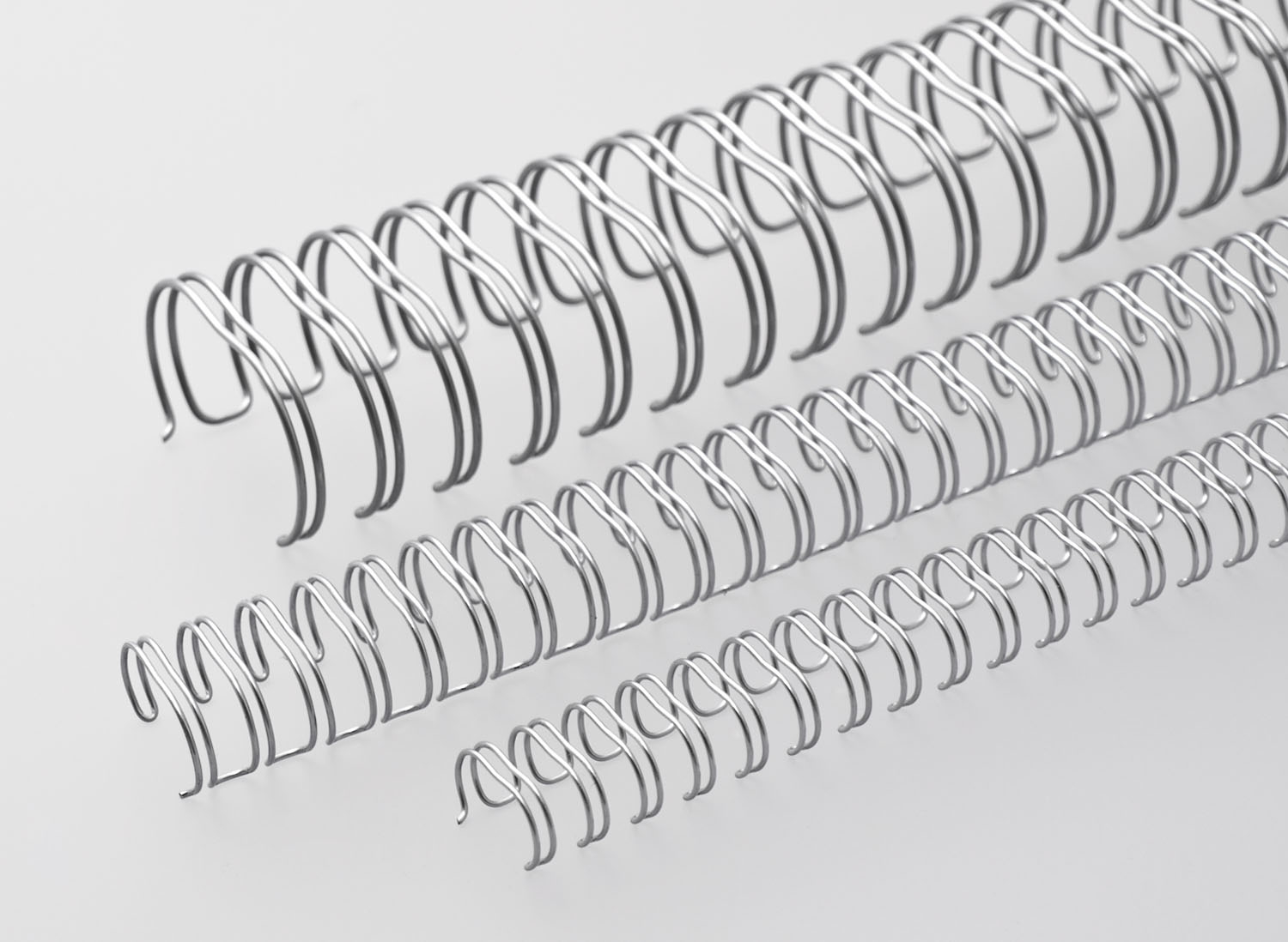 RENZ Drahtbinderücken, Teilung 3:1, 11.0 mm, silber lackiert (nc)