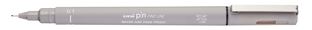 uni-ball Fineliner PIN 01200 GC, light grey