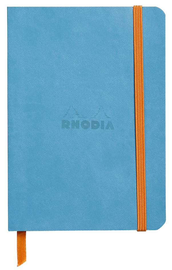 RHODIA Notizbuch RHODIARAMA, DIN A6, liniert, mohn