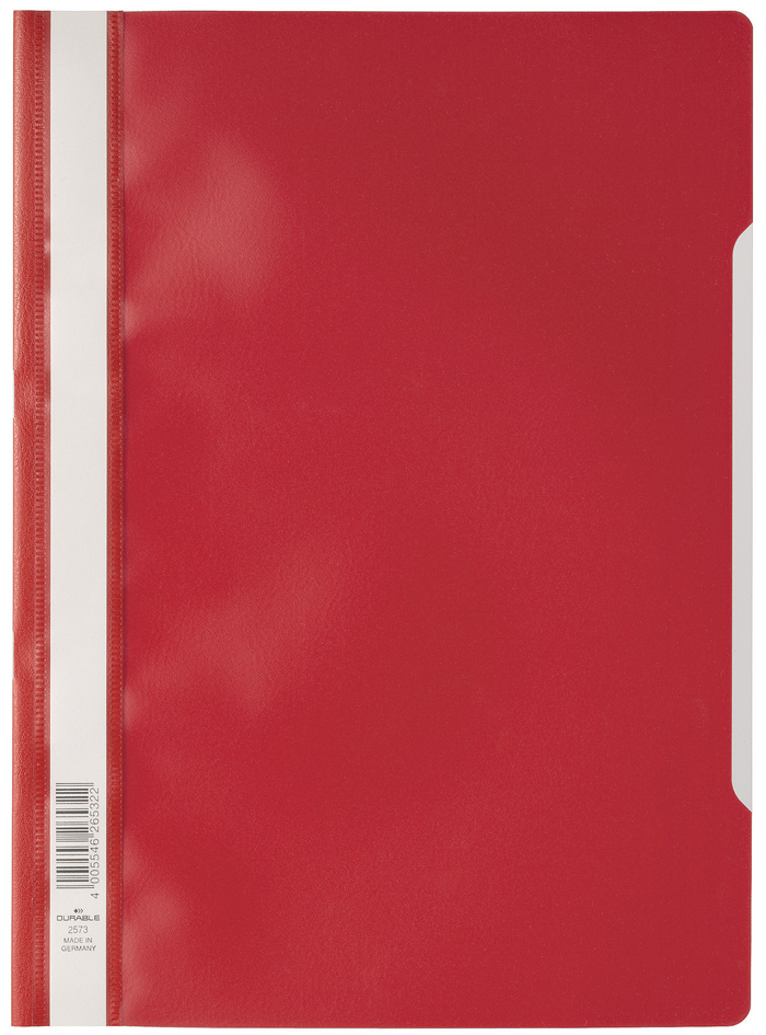 DURABLE Schnellhefter, DIN A4, aus PP-Folie, purpur rot