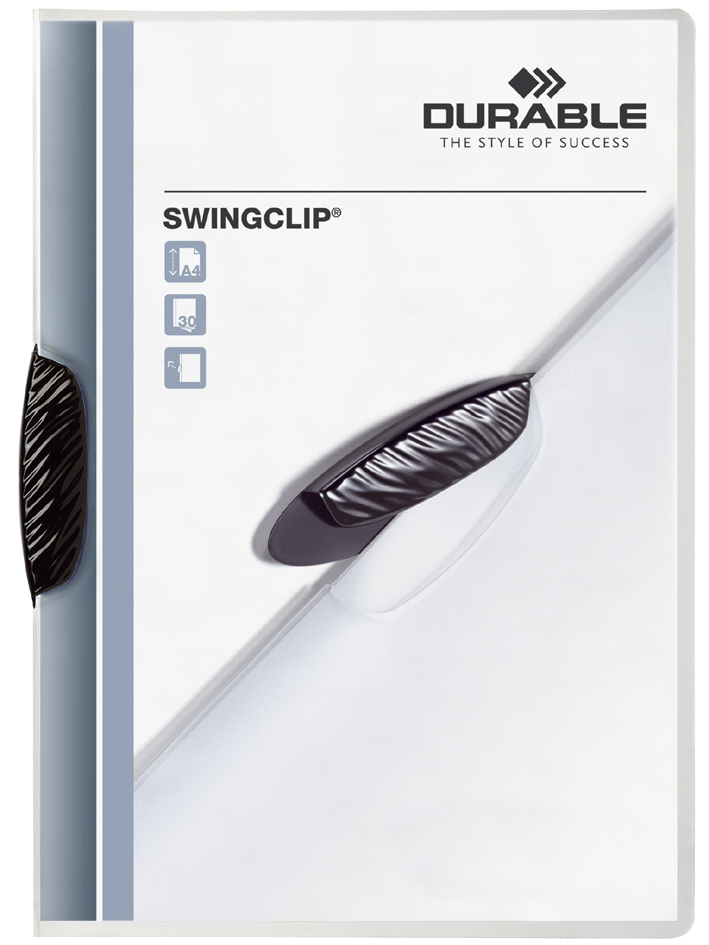 DURABLE Klemmhefter SWINGCLIP, DIN A4, Clip grün