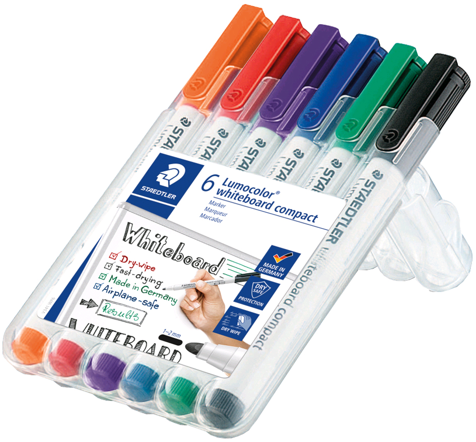 STAEDTLER Lumocolor Whiteboard Marker, 4er Etui