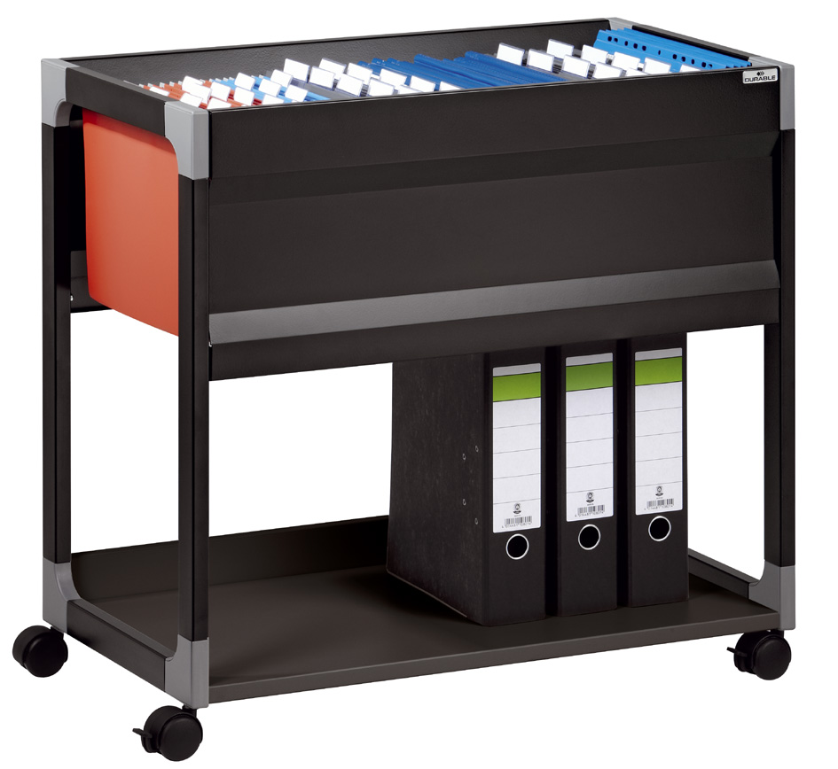 DURABLE Hängemappen-Wagen SYSTEM File Trolley, grau