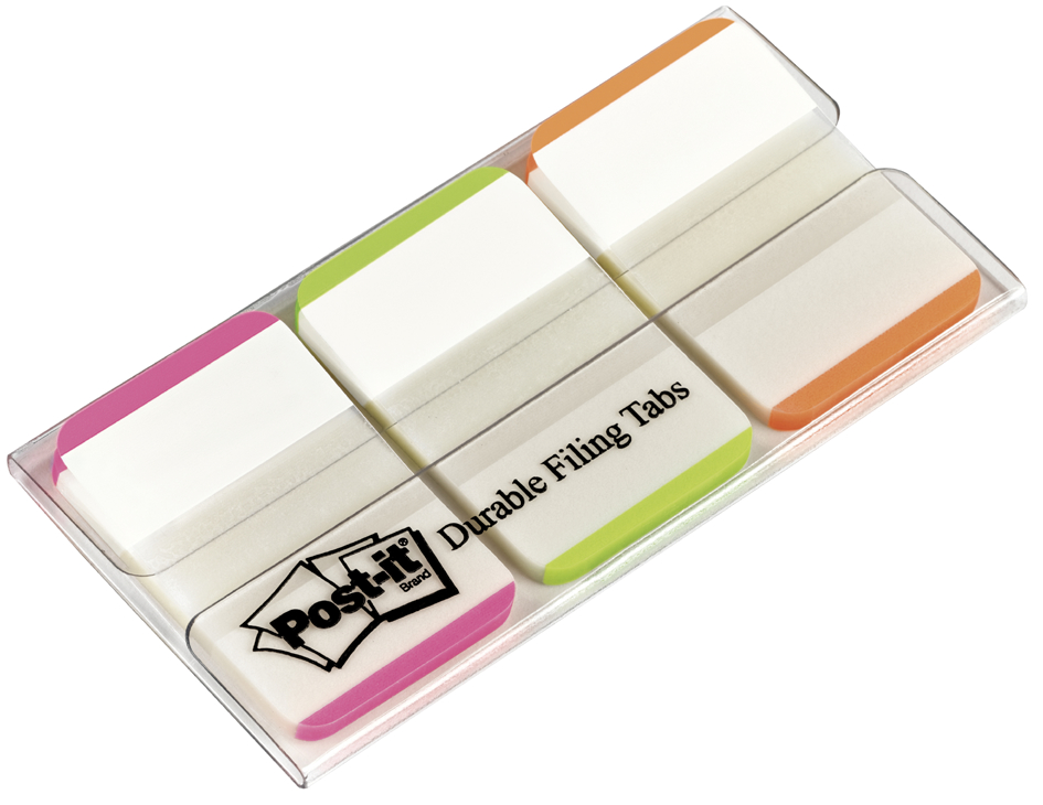 Post-it Haftmarker Index Strong mit Weißfläche, 25,4 x 38 mm