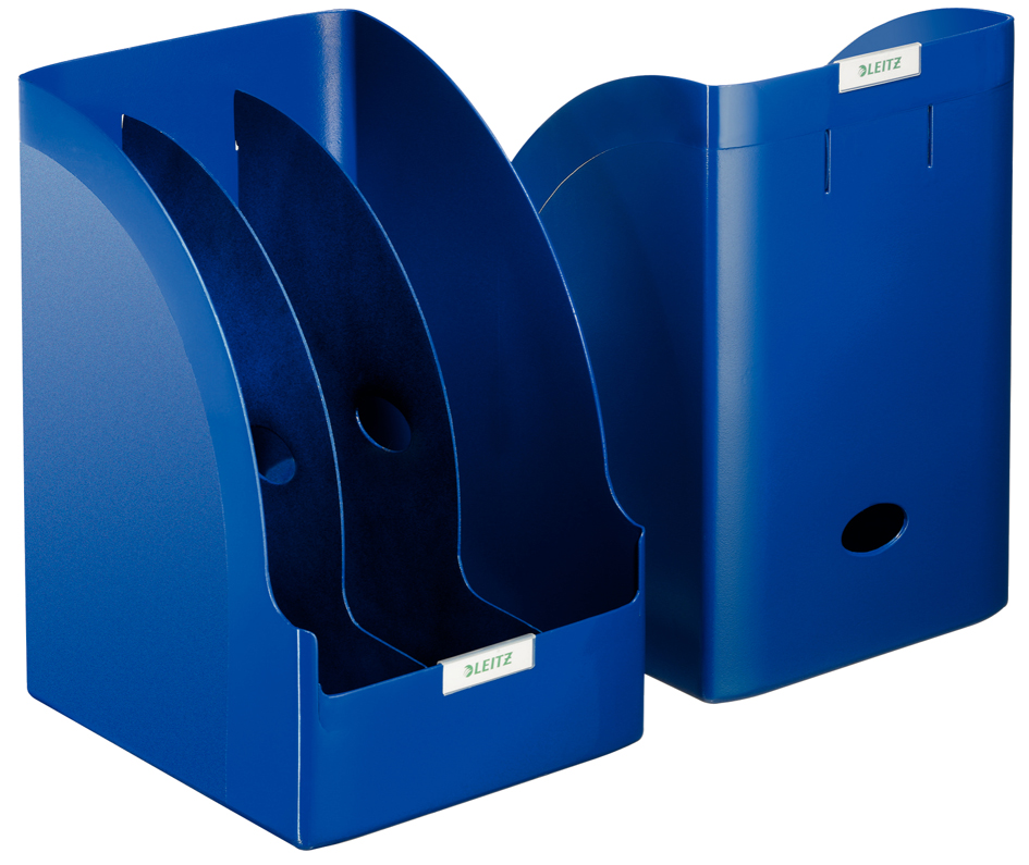 LEITZ Stehsammler Plus Jumbo, DIN A4, Polystyrol, blau