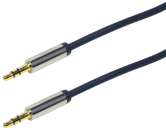 LogiLink Audiokabel, 2 x 3,5 mm Klinkenstecker, 5,0 m