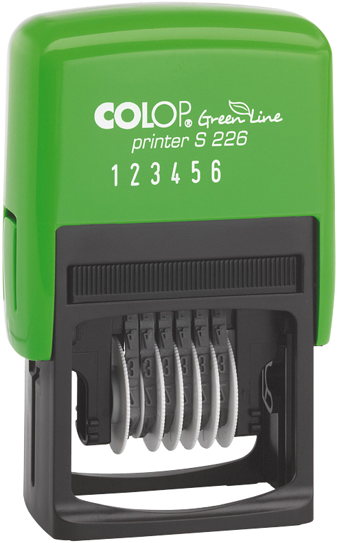 COLOP Ziffernstempel ´Green Line´ Printer S226, 6-stellig