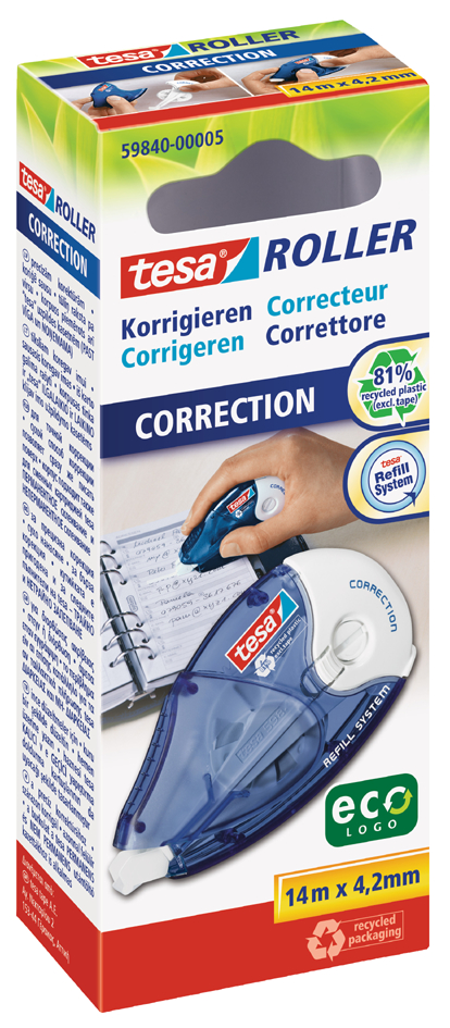 tesa ecoLogo Korrekturroller Refill Correction