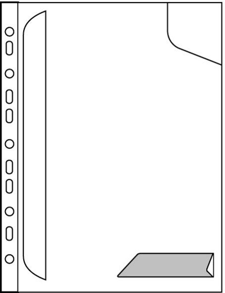 LEITZ Sicht-/Prospekthülle CombiFile, A4, PP, glasklar