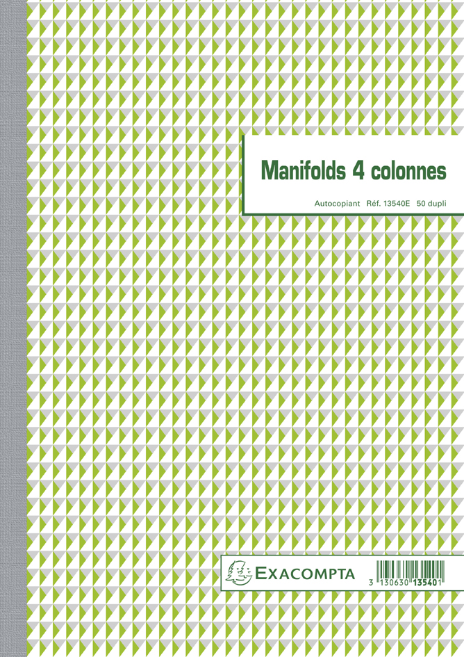 EXACOMPTA Formularbuch 4 Spalten, 297 x 210 mm