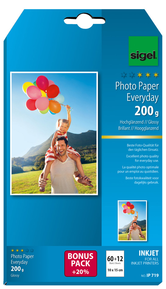 sigel InkJet-Everyday-Foto-Papier ´HOT DEAL´, 10 x 15 cm