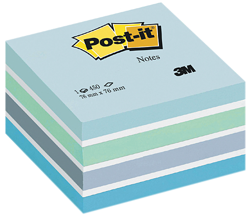 Post-it Haftnotiz-Würfel, 76 x 76 mm, 450 Blatt, Ultrafarbe