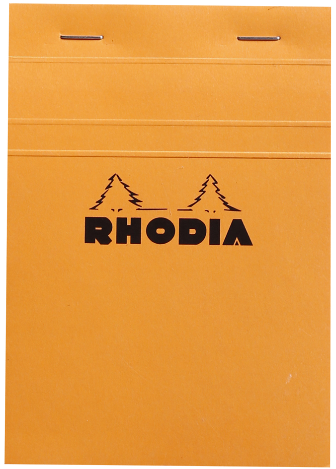 RHODIA Notizblock No. 13, DIN A6, kariert, orange