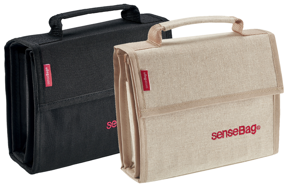 transotype Wallet ´senseBag´, für 36 Stifte, schwarz