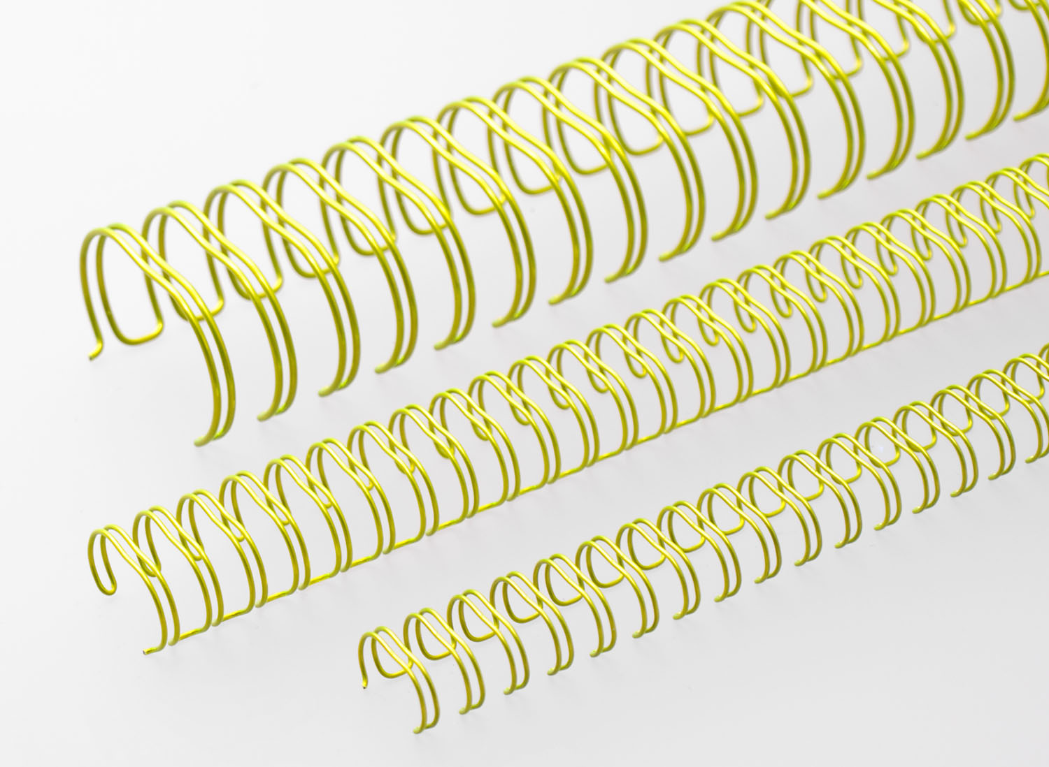 RENZ Drahtbinderücken, Teilung 3:1, 5.5 mm - gelb fluoreszierend