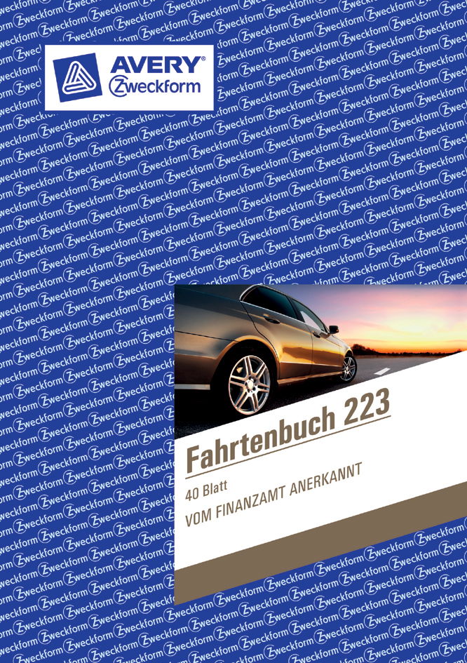 AVERY Zweckform Formularbuch ´Fahrtenbuch´, A6 quer