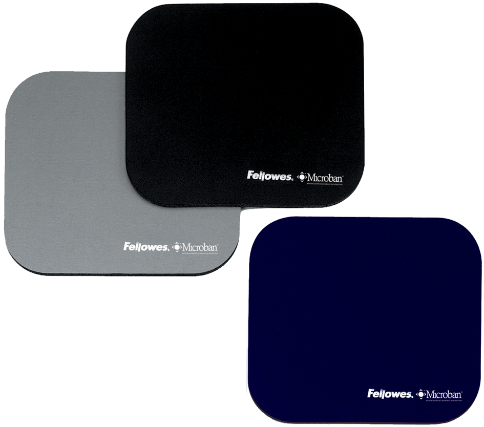 Fellowes Maus Pad Micoroban, aus Neopren, silber