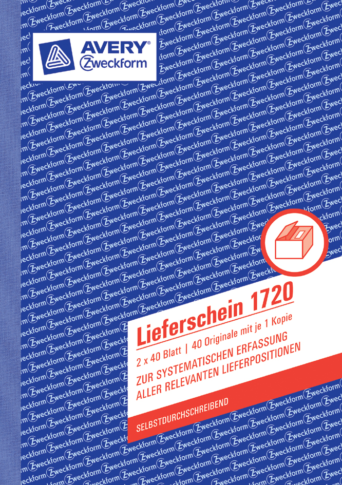 AVERY Zweckform Formularbuch ´Lieferschein´, SD´, A5