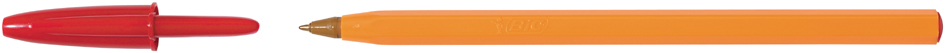 BIC Kugelschreiber Orange, Strichfarbe: blau